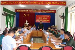 Bộ CHQS tỉnh Cao Bằng nắm tình hình công tác tôn giáo tại huyện Bảo Lâm và Bảo Lạc